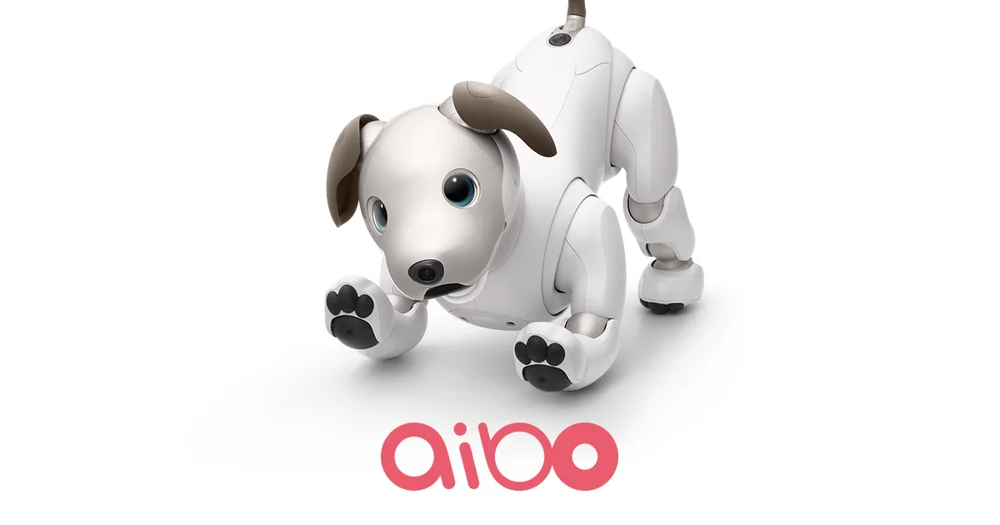 White Sony aibo ERS-1000 robot dog