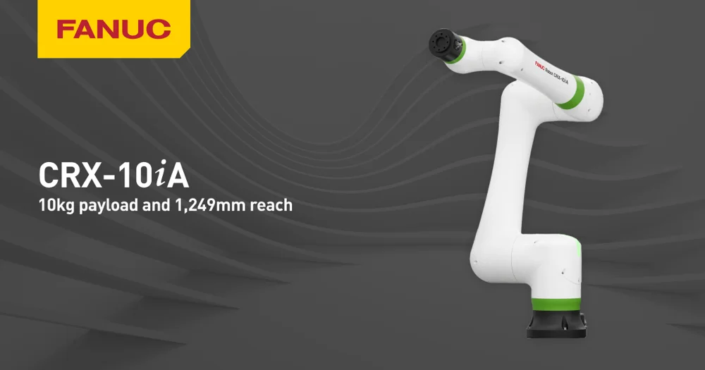 FANUC CRX-10iA in manufacturer product imagery