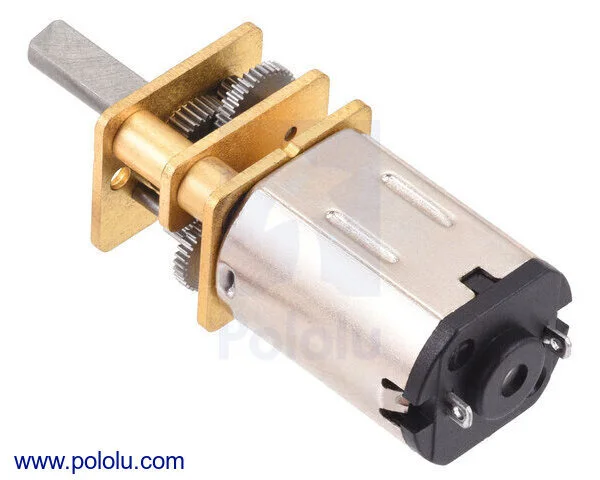 Pololu 100:1 Micro Metal Gearmotor MP 6V product view