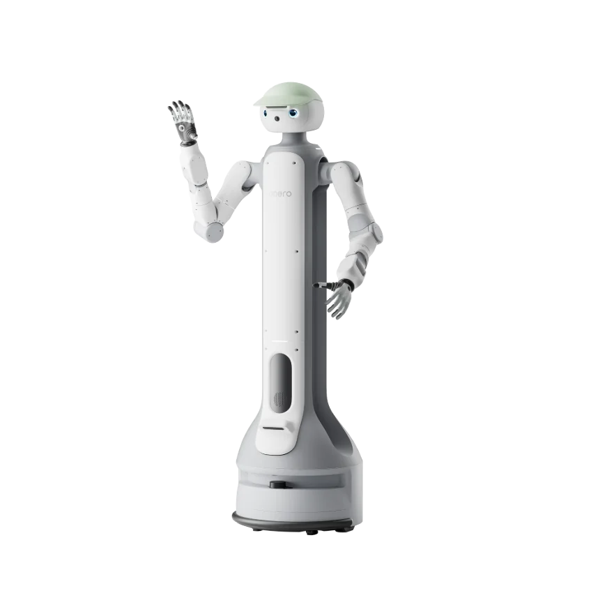 SwitchBot onero H1 with two arms and a wheeled base